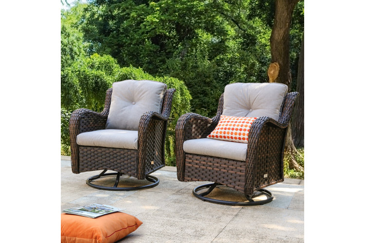 Resin wicker deals lounge chairs